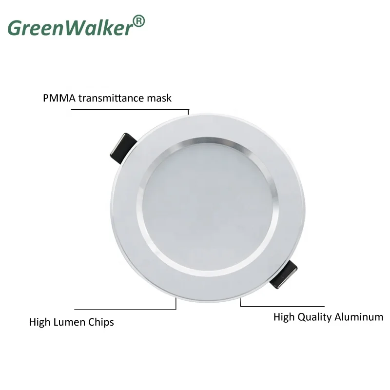 Smart LED Downlight 3W 5W 7W 9W 12W 15W Round Recessed Lamp 220V 110V Led Bulb Bedroom Kitchen Indoor LED Spot Lighting