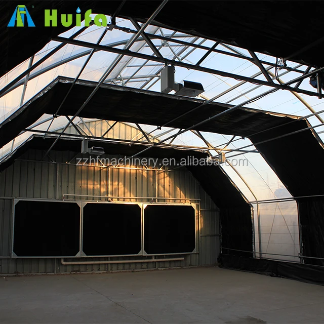 Agricultural Curtain Fabric Blackout Greenhouse Hemp Light Deprivation Greenhouse