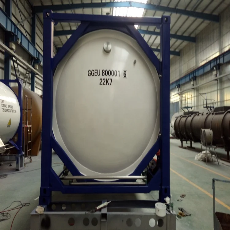 
T75 LNG ISO tank container can be shipped by road, railway and sea 