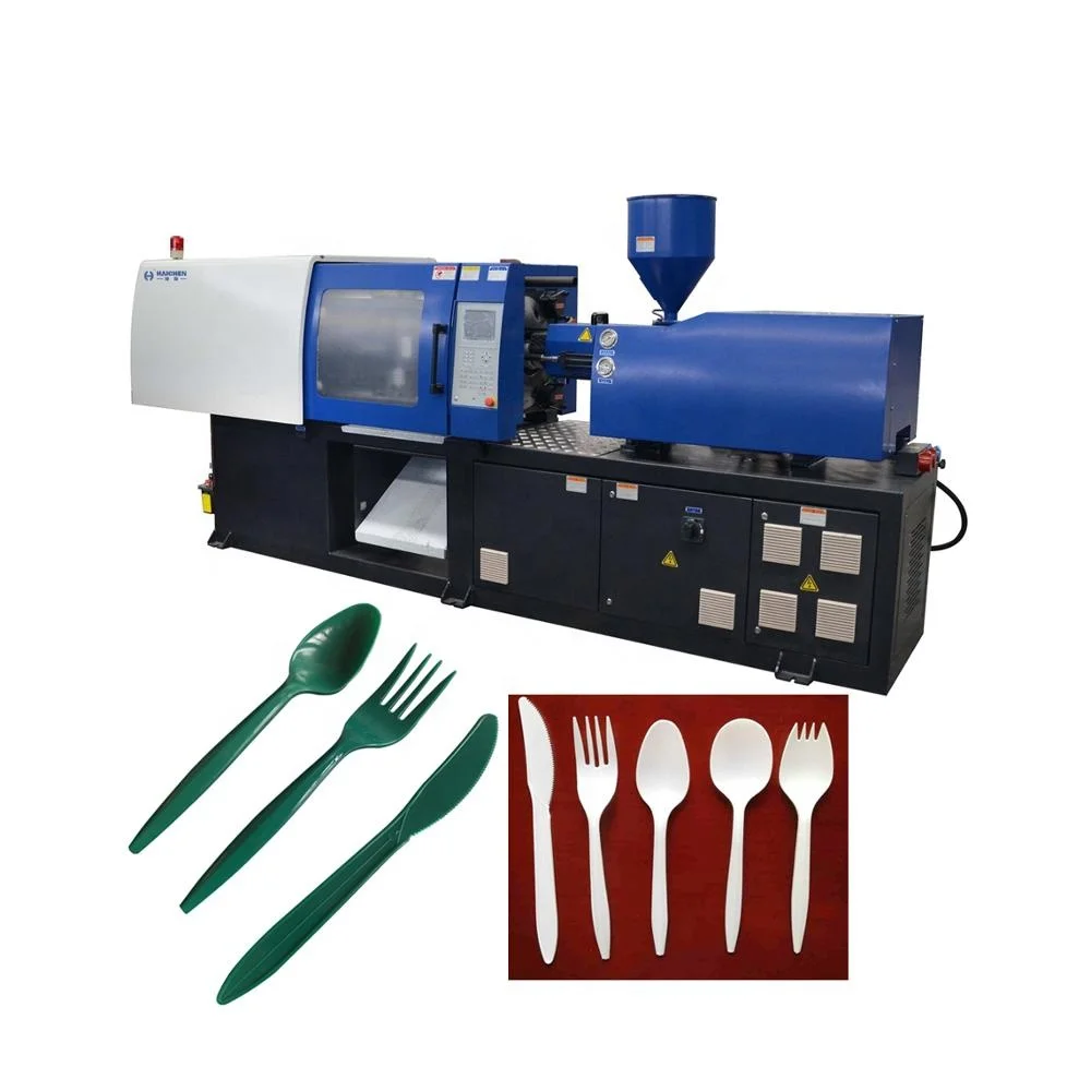 
12 Cavities 24 Cavities Disposable Plastic Knife Fork Spoon Making Injection Molding Machine 