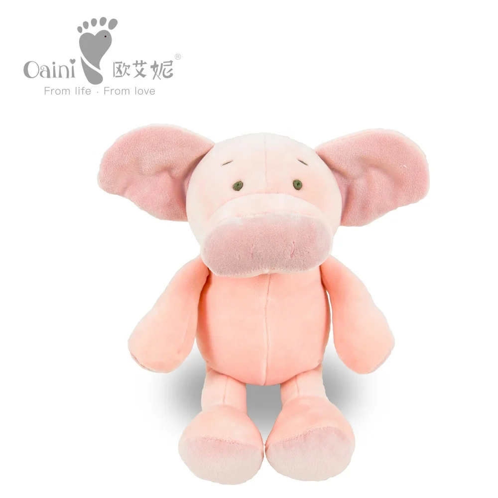 OAINI 2021 ODM OEM Nice Gift Mascot Pig Sit Plush Toy Kids Wholesale Fashion EN71Stuffed Animal Plush Soft Plush Pig Toy