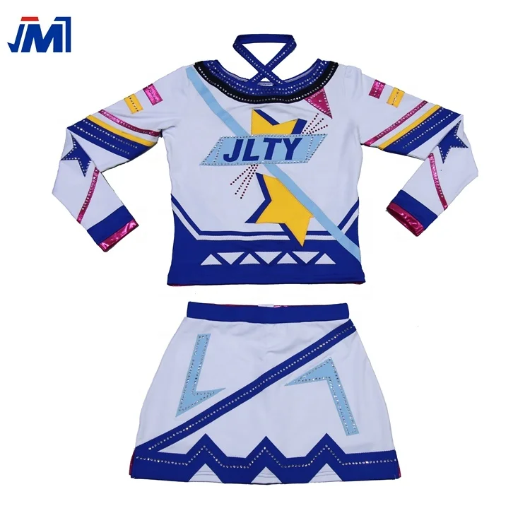 Оптовая продажа от китайского производителя униформа для чарлидинга из спандекса на заказ