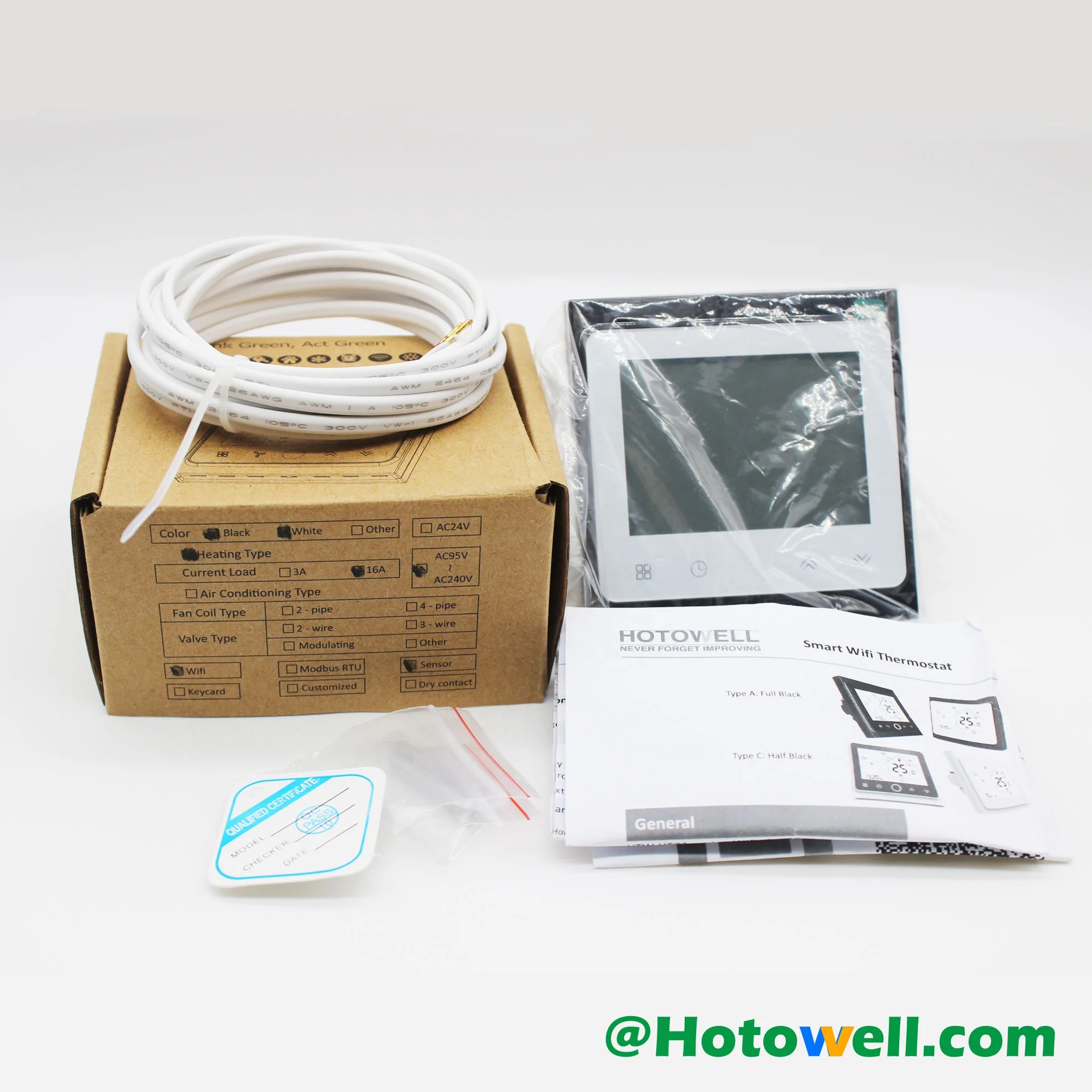 Best room thermostat price Digital Programmable Tuya Smart Wifi Thermostat for smart home heating