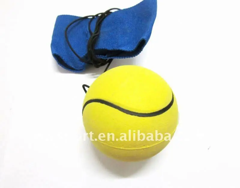China manufacture custom logo high quality mini sport wrist band return back yoyo rubber ball