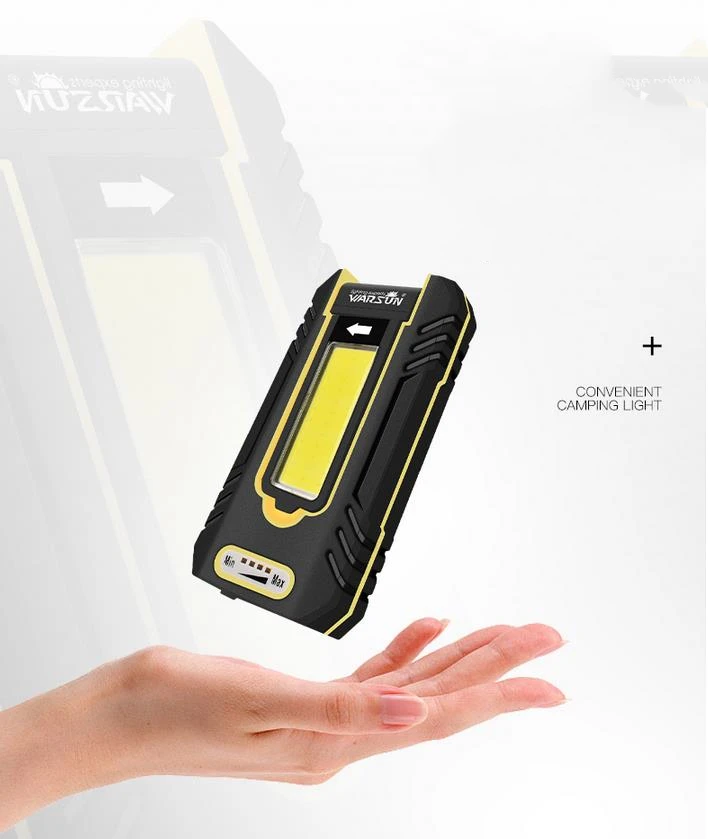 
2019 NEW Product Y37 Portable Rechargeable COB LED Outdoor Waterproof Inspection led work Light 