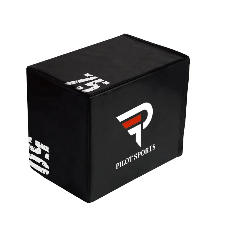 Fitness Plyometric Plyo Box PVC+EPE 3 in 1 Soft Jump Box PlyoBox