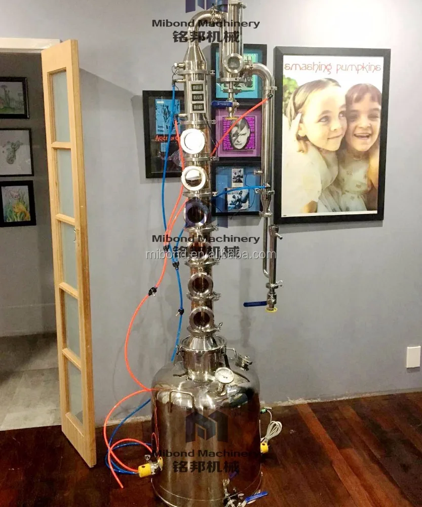 30L/50L/100L/200L Modular Home Copper Alcohol Distiller/Gin Still with Copper Cap Dishes for Sale