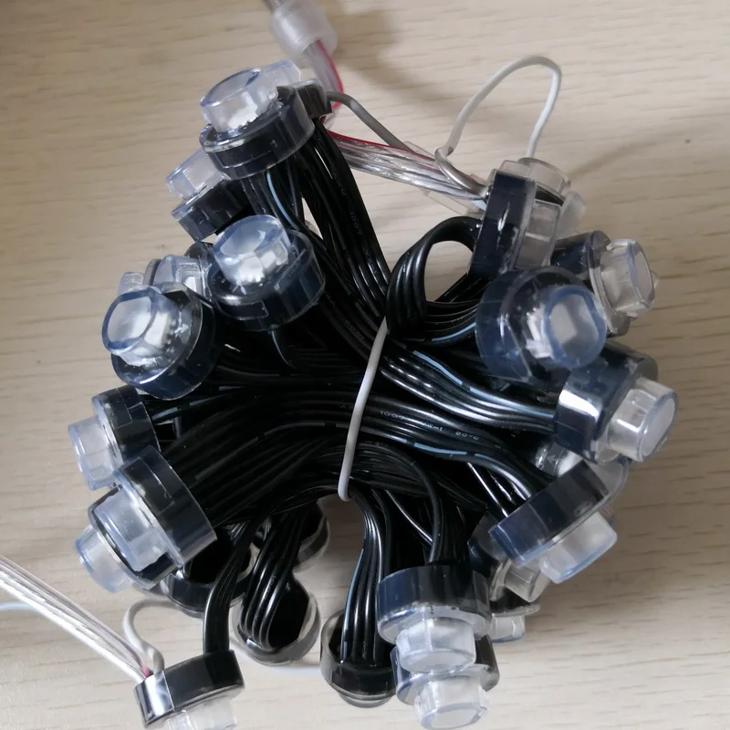 12mm punch hole hot sale DC 5V digital  RGB ws2811/1903/9883 5050 LED pixel for christmas decoration