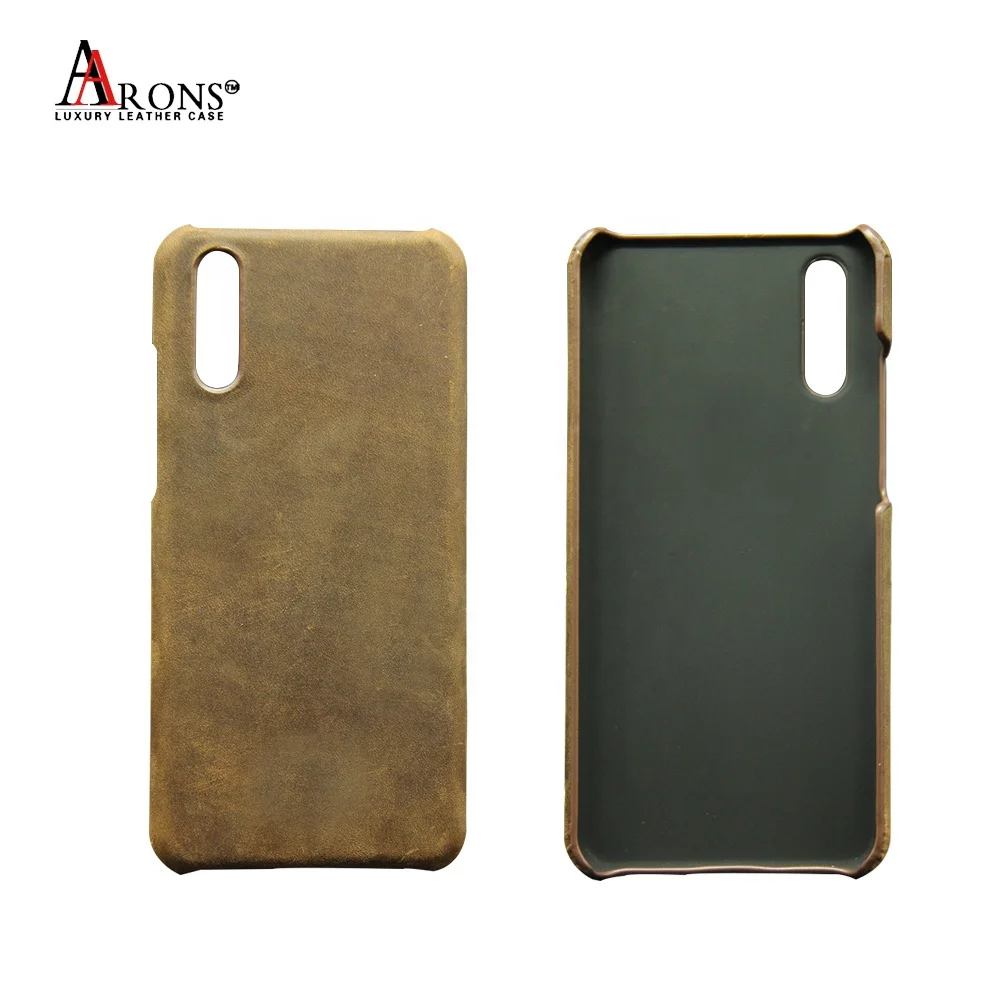 2019 новый продукт Винтажный стиль дизайн полностью защищает устройства из натуральной кожи чехол для Huawei P20