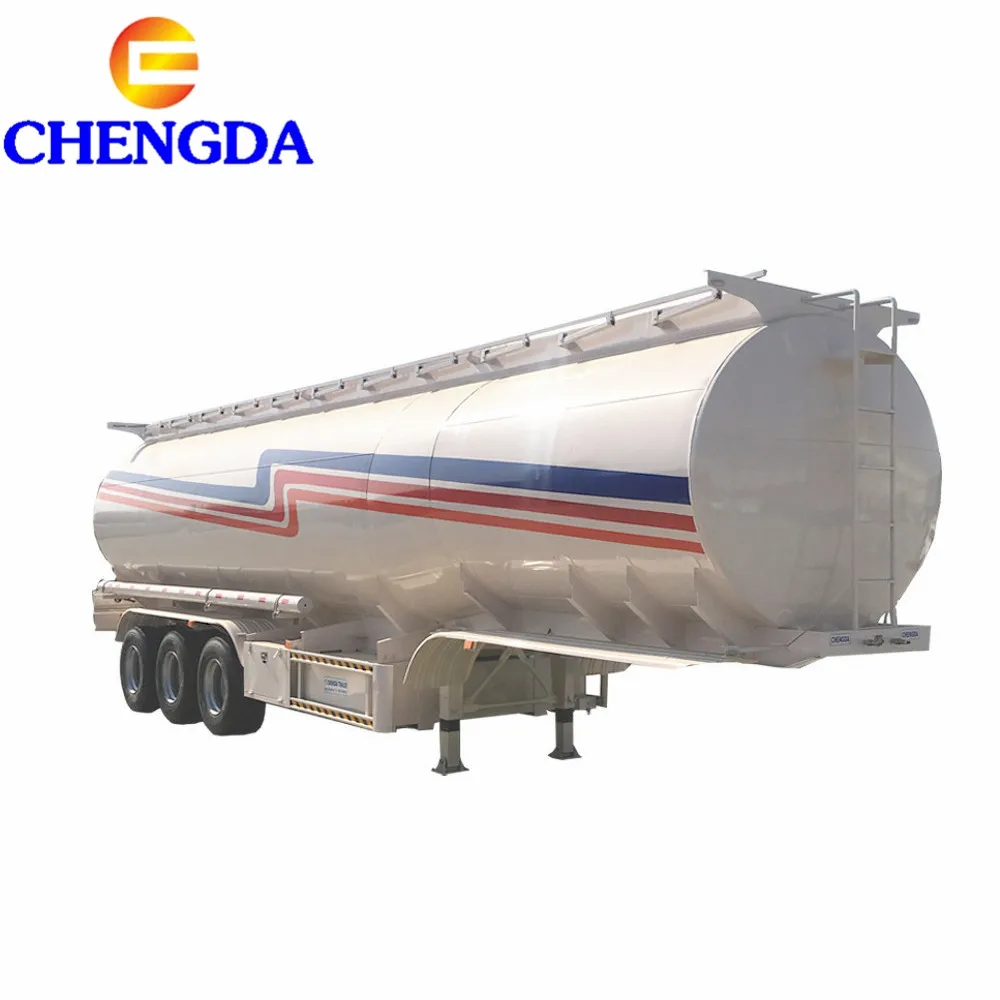 3 compartments 3 axles stainless steel oil tanker trailer 10000 gallon water tank truck