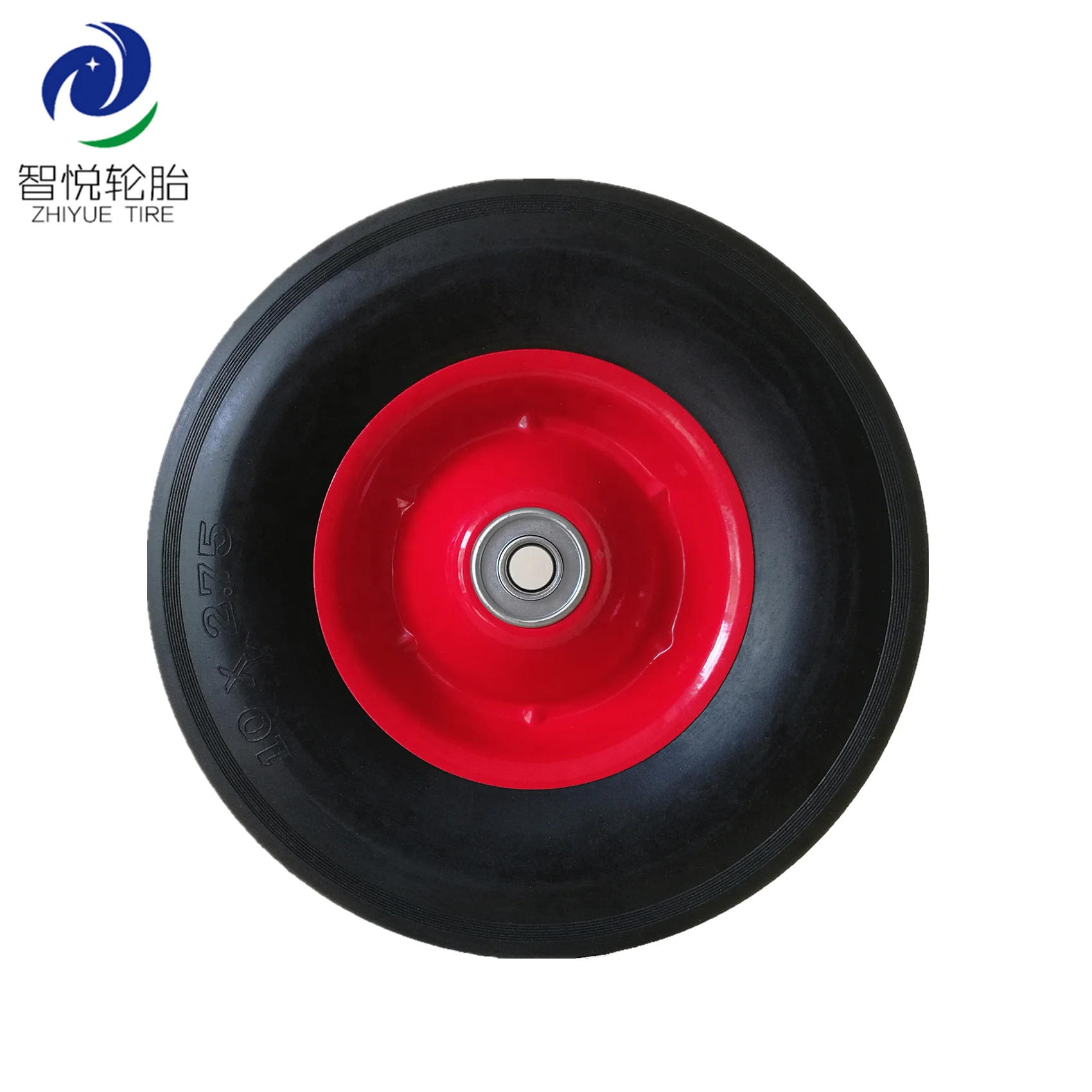 10 inch solid rubber tires 250mm rubber wheel for generator, hand truck, trolley