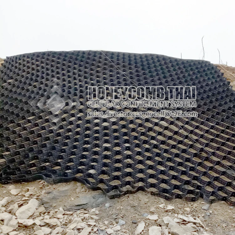
geoceldas plastic geocell for slope protection 