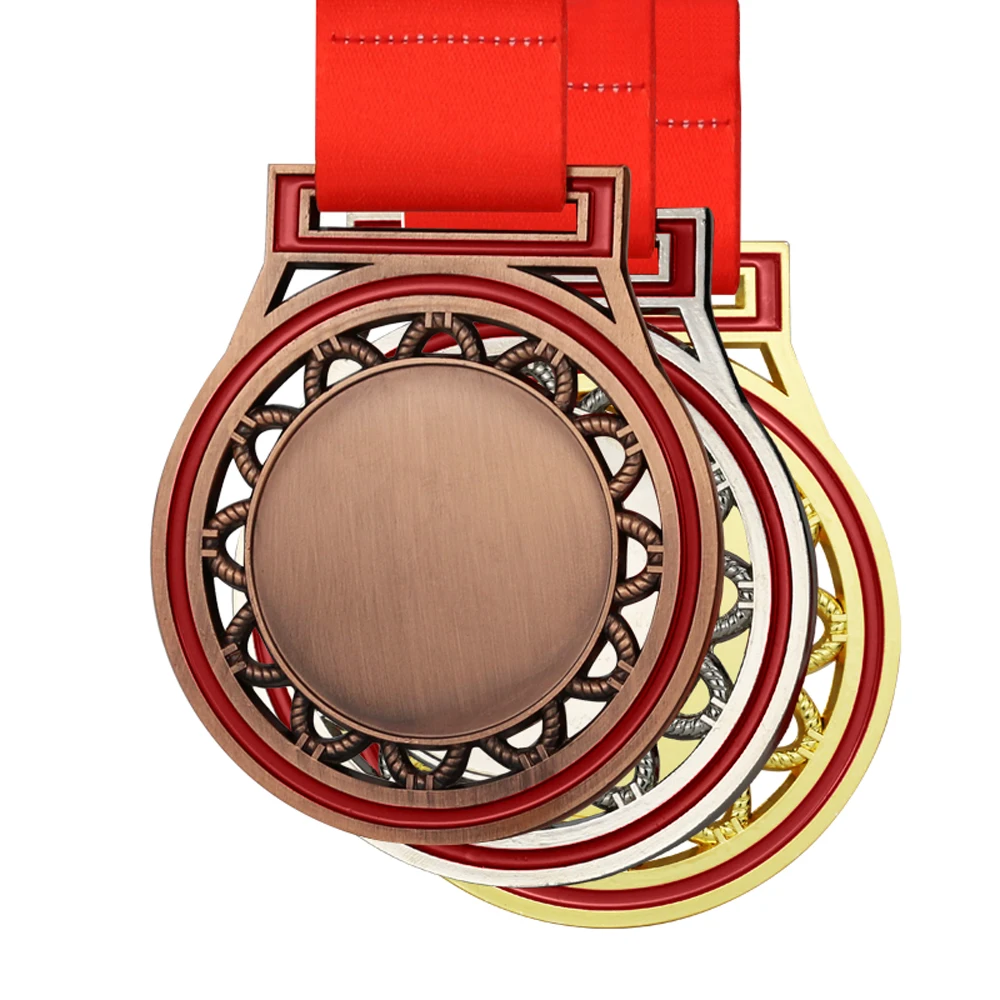 
Wholesale Cheap Custom Blank Gold Plated Souvenir Metal Sports Award Medal And Trophy 