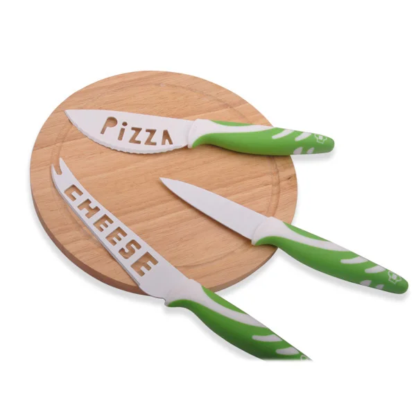 5pcs cheese tools with woodend block