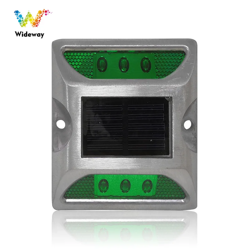 Deck Dock LED Garden Light Aluminium Alloy Raised Pavement Maker Solar Road Stud