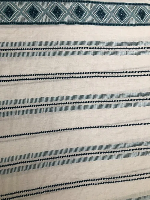 custom design fashion women strips cotton infinity loop scarf