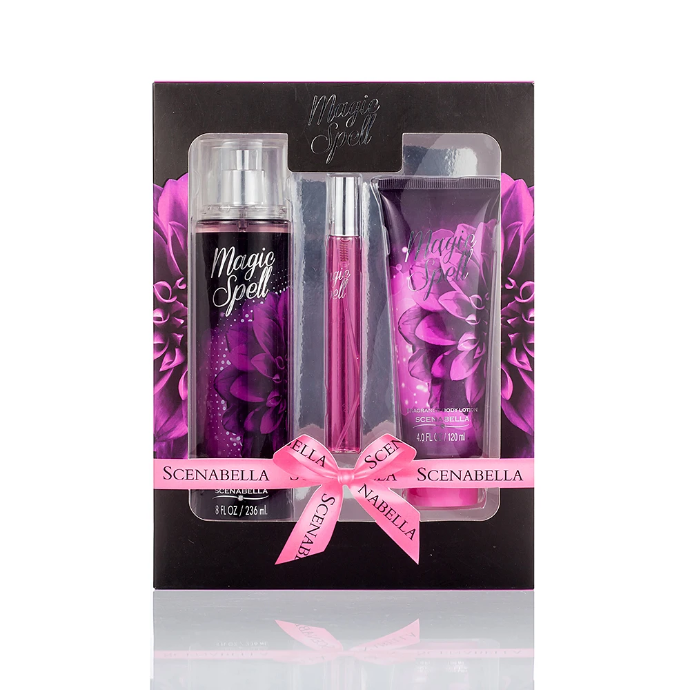 SG0013 Scenabella Sweet Pea Blossom  3pcs Perfume Gift Set