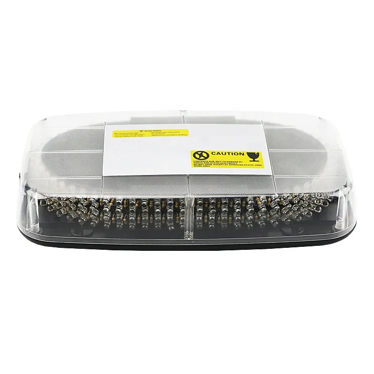 Magnetic flashing led warning emergency car roof top light bar
