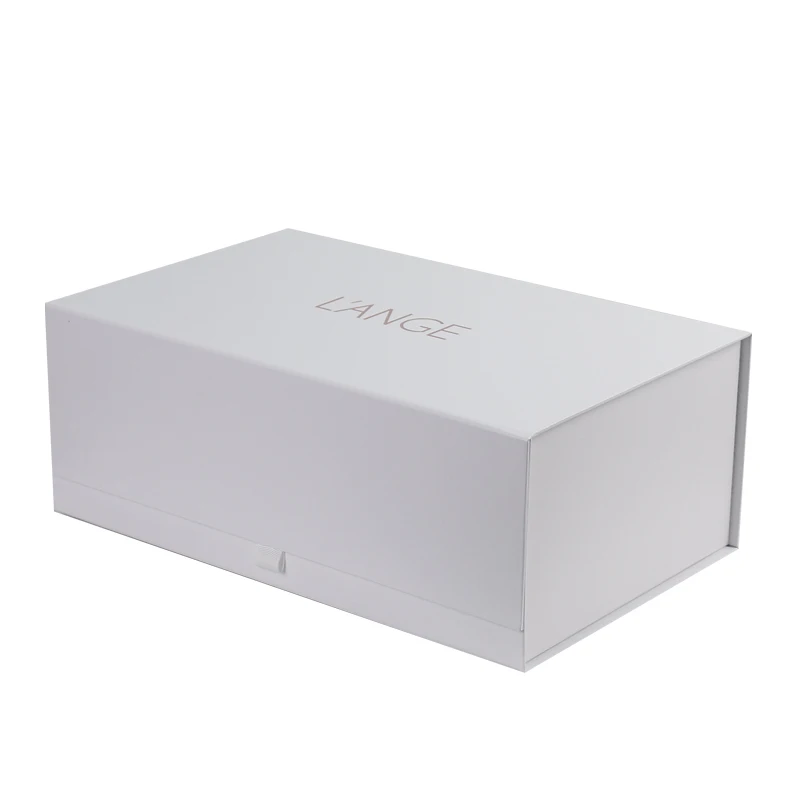 Wholesale logo printed custom luxury clothing packaging magnetic foldable box