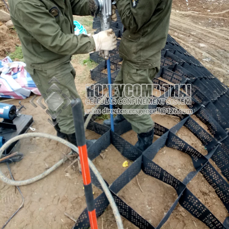 
geoceldas plastic geocell for slope protection 