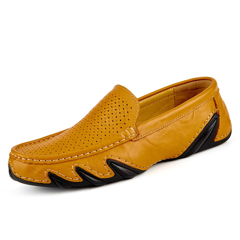 
New style casual shoes for men soft driving shoes rubber sole 