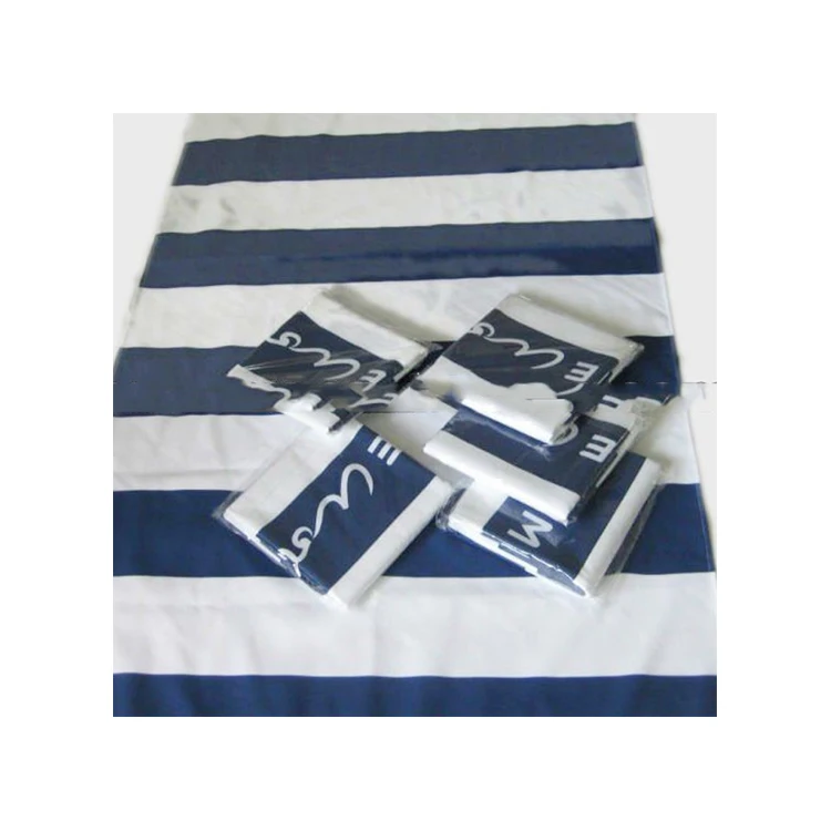 100% microfiber stripe recycle beach towel