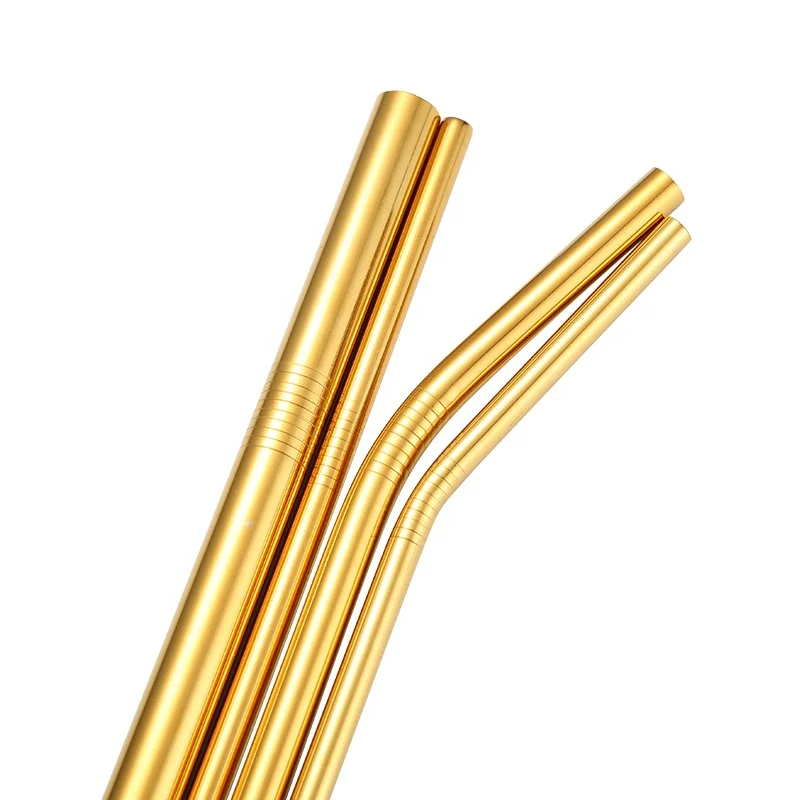 Экологичный стальной соломенный металлический соломенный набор с соломенной сумкой