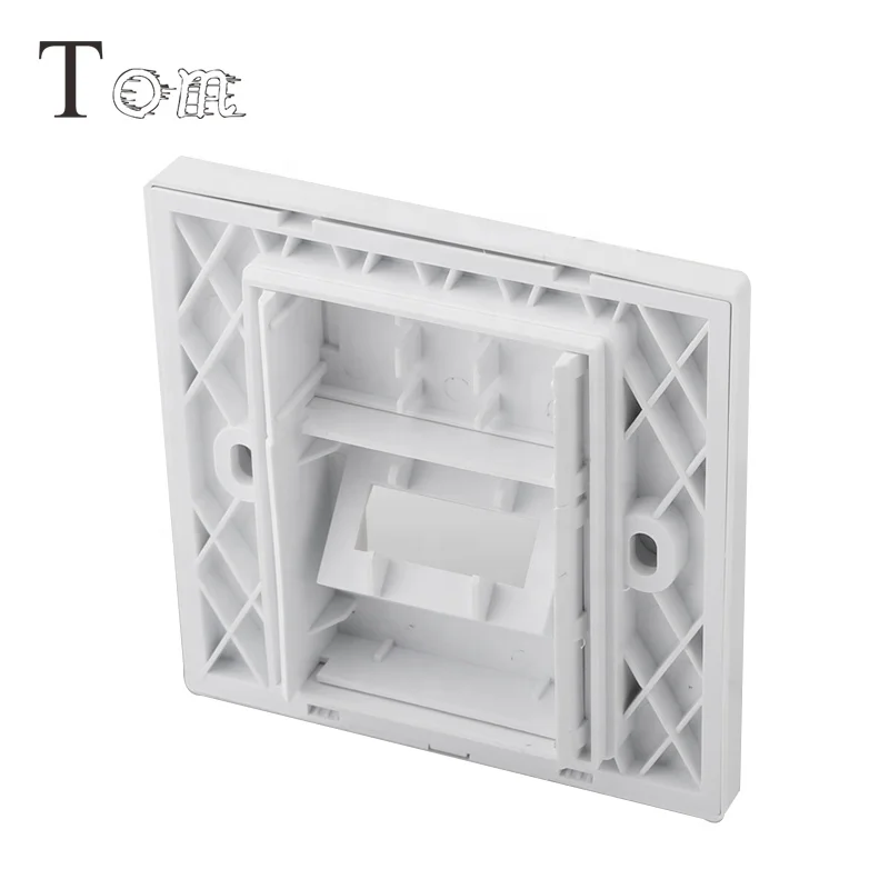 TOM-MB-15-02 86*86mm Fiber face plate ,2 Port SC/LC Fiber Face Plate Tom-MB-15-02 Fiber face plate