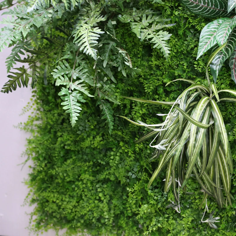 indoor decorative fence panel artificial outdoor plants artificial brick wall panels green wall system vertical garden