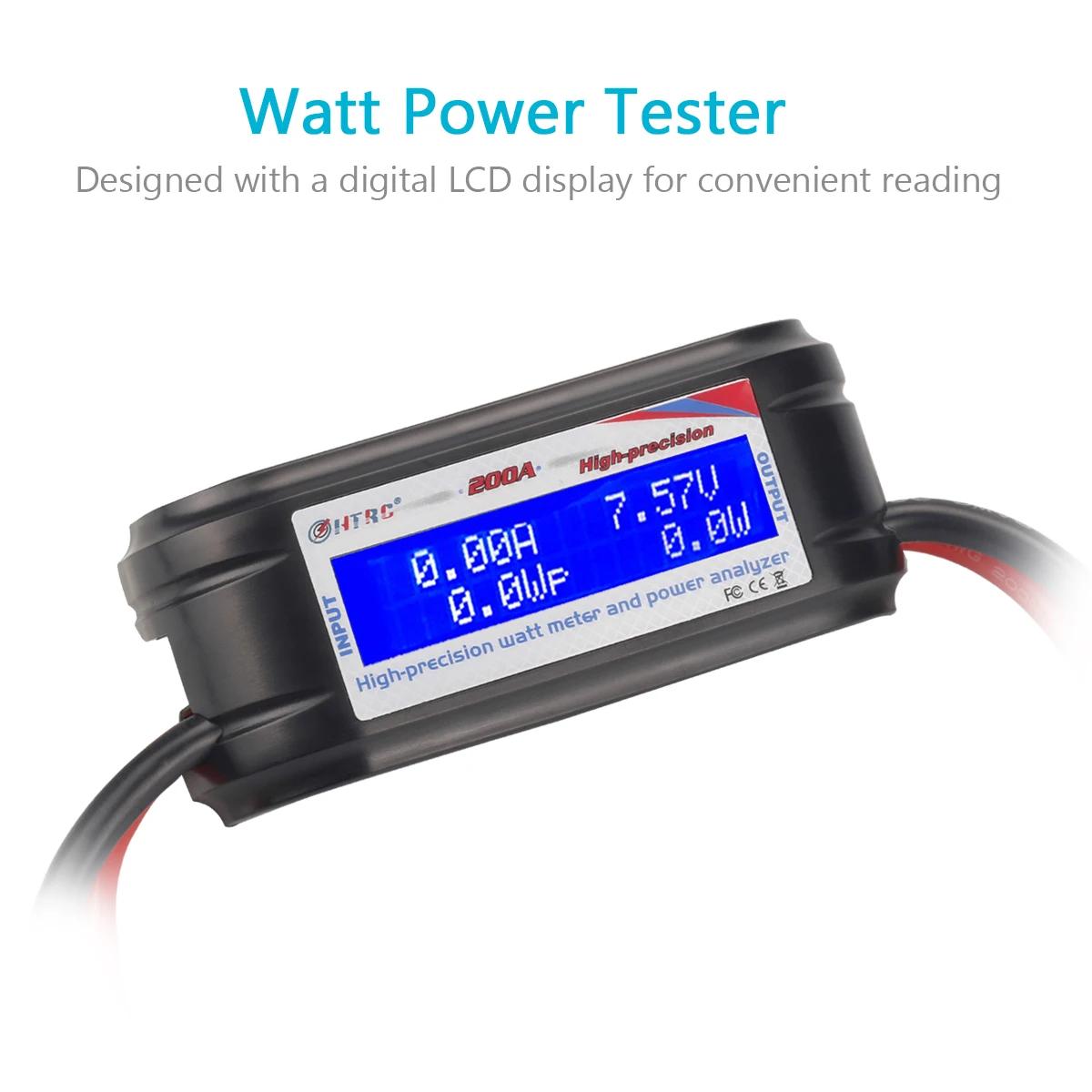 HTRC 150A RC Watt Meter Power Analyzer High Precision  Battery Voltage Amp Meter with Backlight LCD Balancer 60V Model Tester