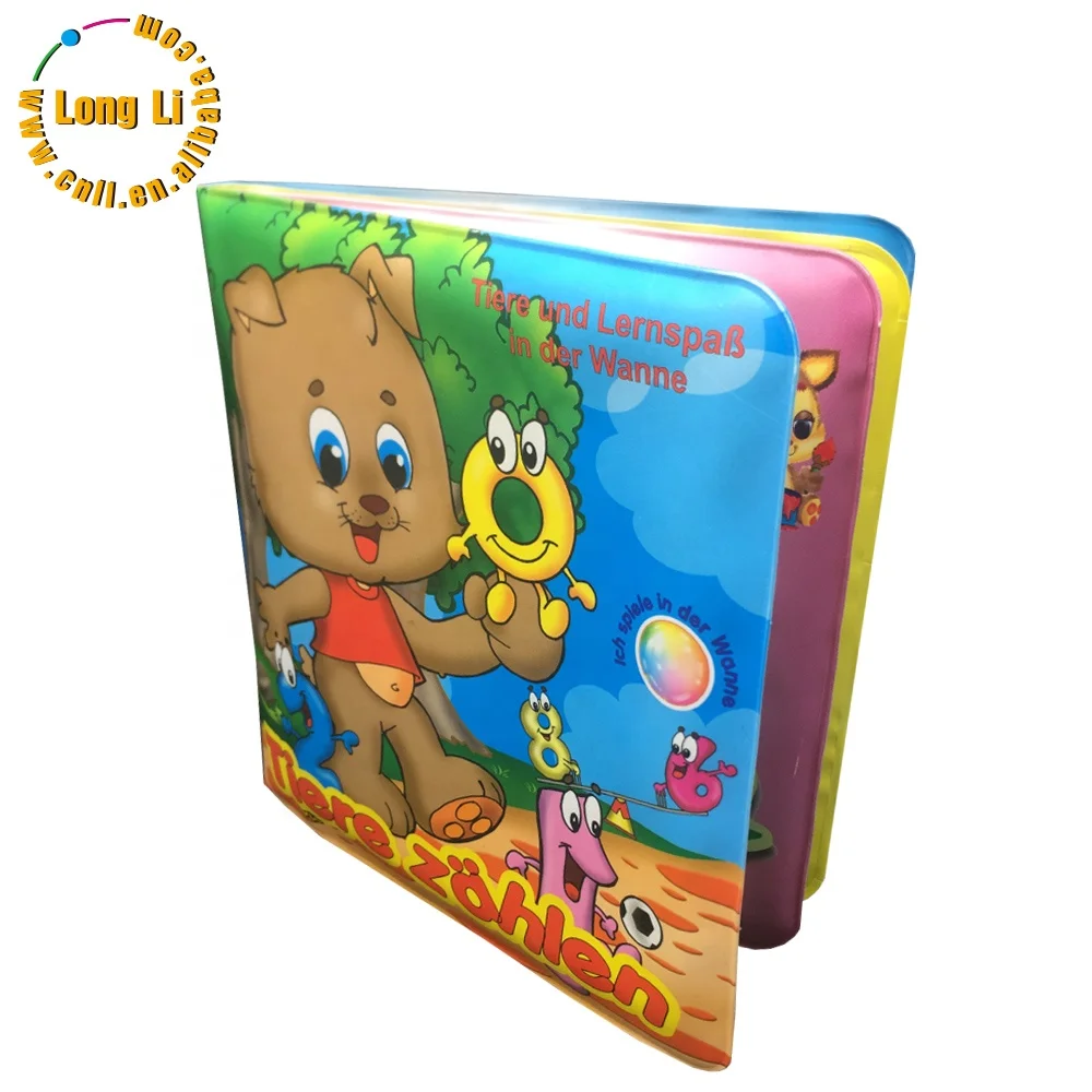 Hot sale new design educational inflatable EVA bath book