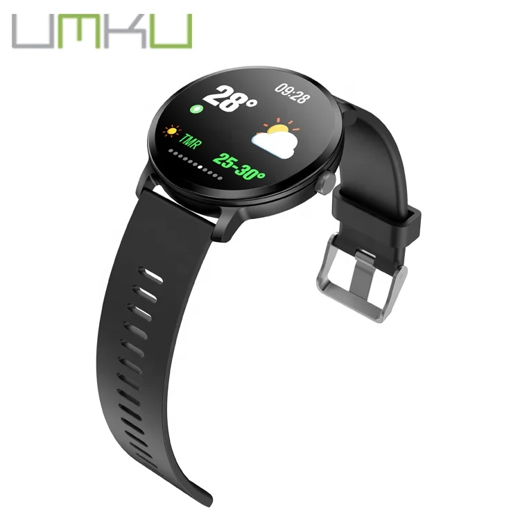 V11 touch screen BT4.0 waterproof ce rohs smart watch with GPS Running Fitness Tracker Heart Rate Monitor