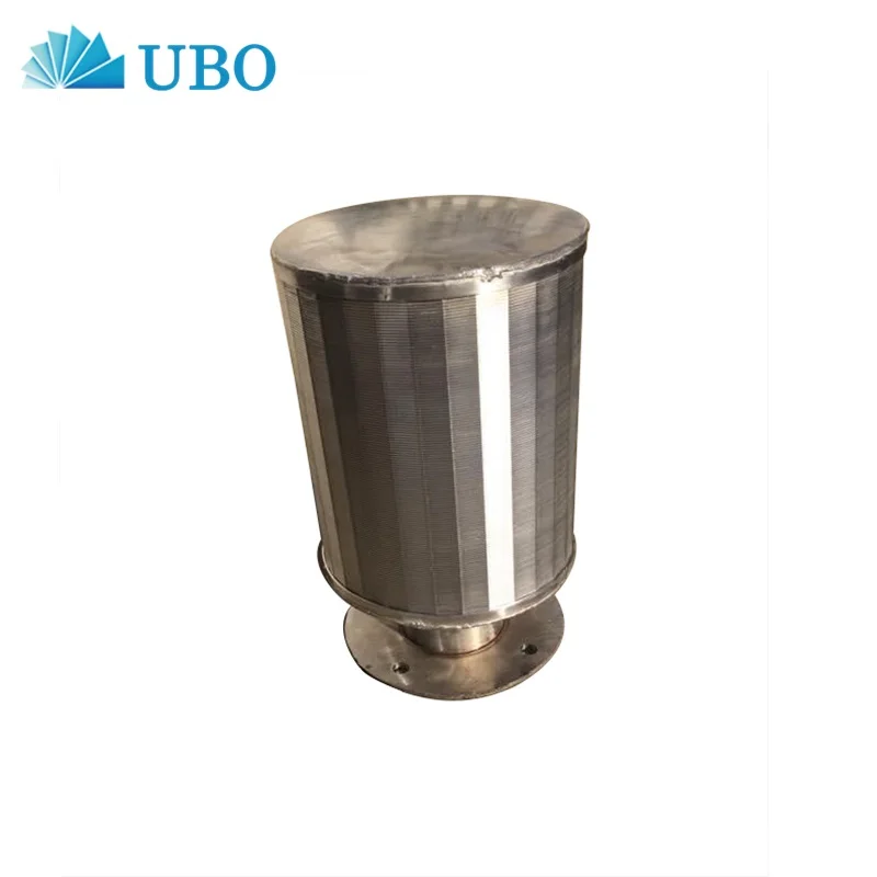 Stainless steel wedge wire resin traps strainer filters for sand filter