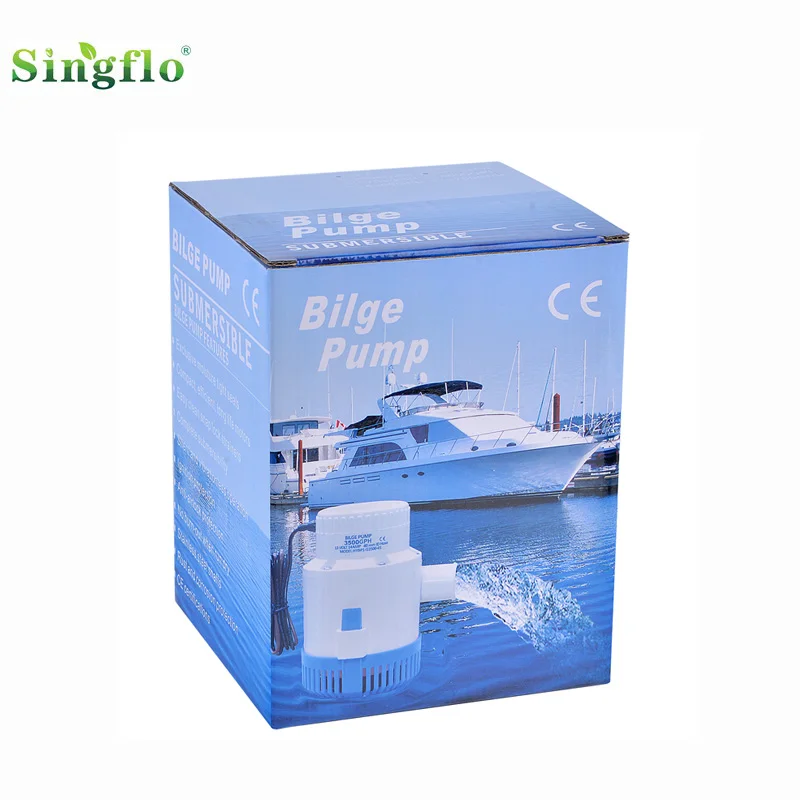Singflo high flow 24v dc 4000GPH solar electric submersible bilge water pump 12v