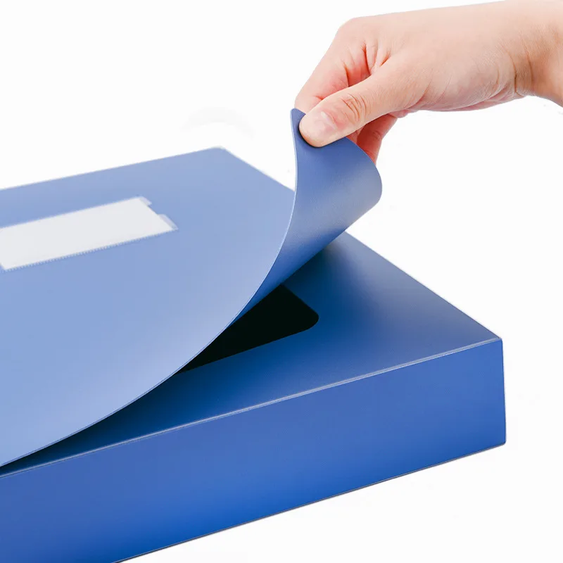 Custom Logo  a4 plastic document box storage box Office supplies