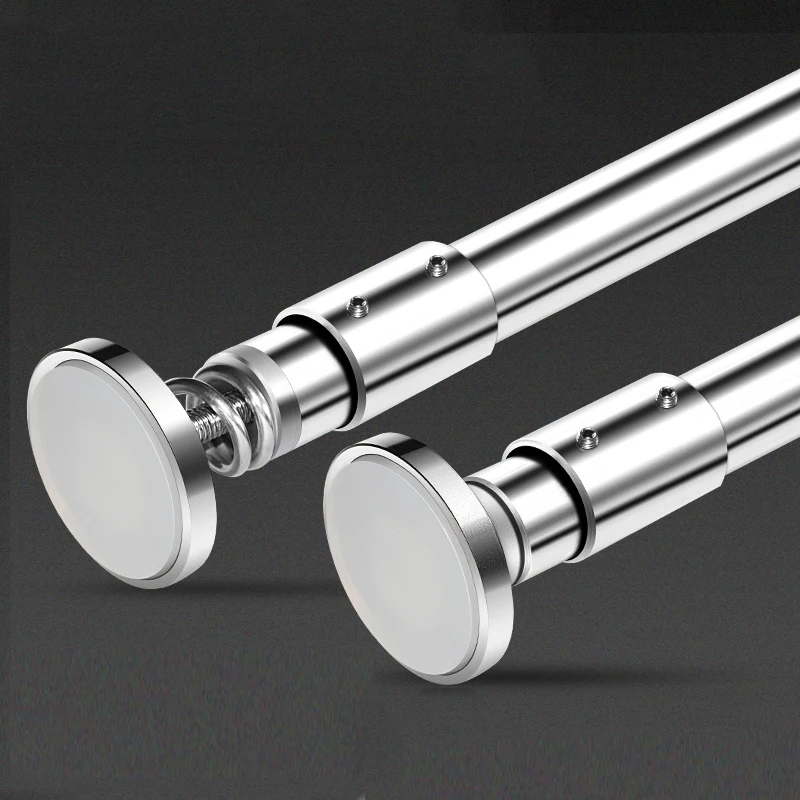 
KIEI Doubl Black Doubl Automat Shower Curtain Rod Doubl Trackgold Plated Telescopic Shower Curtain Rod Plastic Shower Curtain 