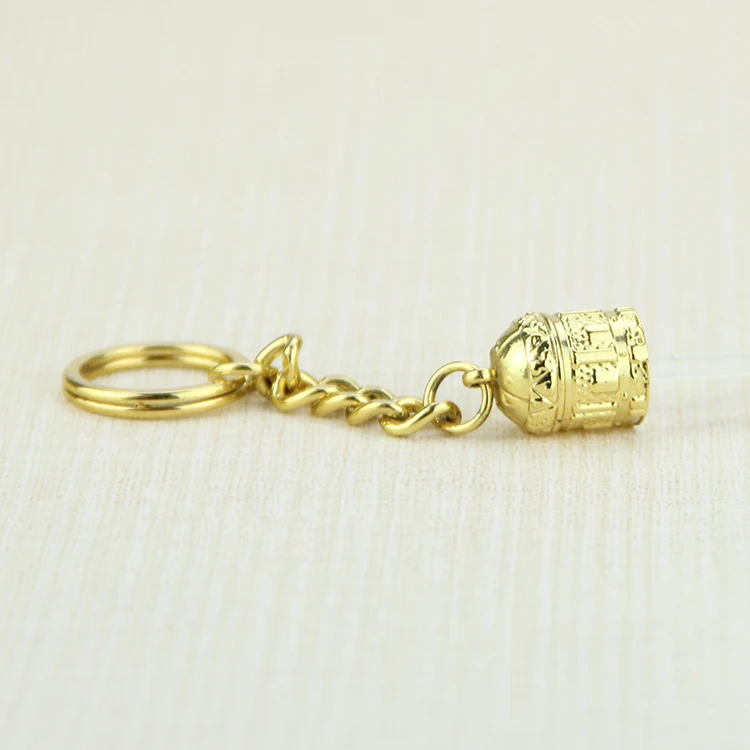 3ml Unique Arabic Style Metal Essential Oil fancy  Attar Perfume Glass Bottles with Glass Stick