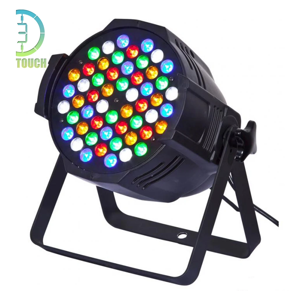 Светодио дный LED Par 54 шт. 3 Вт полный цвет RGBW свет профессиональный этап бар Свадебные окрашивания шоу