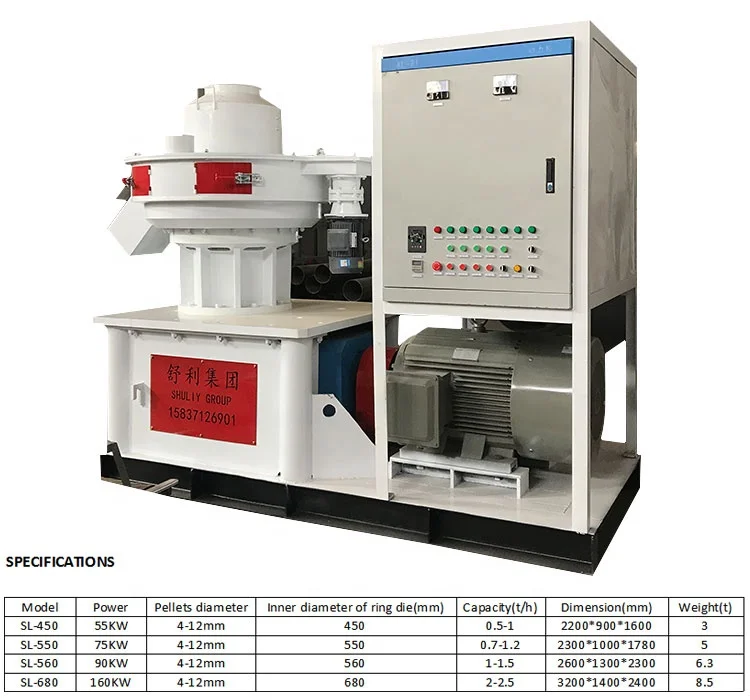 Shuliy biomass wood pellet mill making machine production line