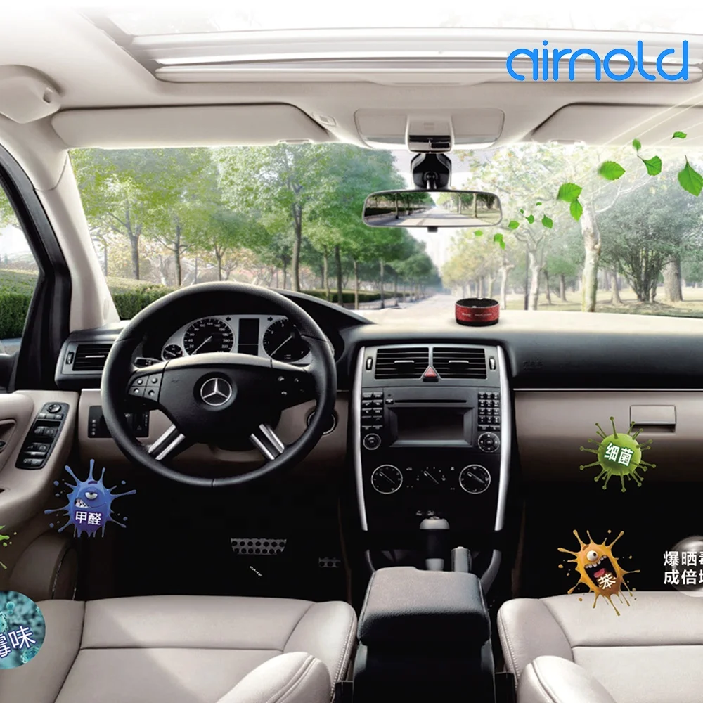 Unique Fancy Portable USB Odor Smoke Pm2.5 HEPA Filter Mini Car Air Purifier