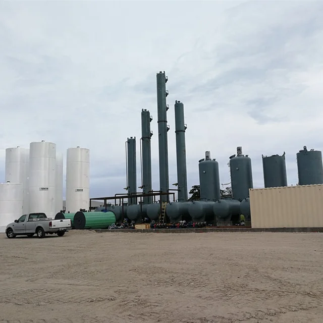 
NEW White color base oil yield in 80% used lube oil recycling plant in continuous 