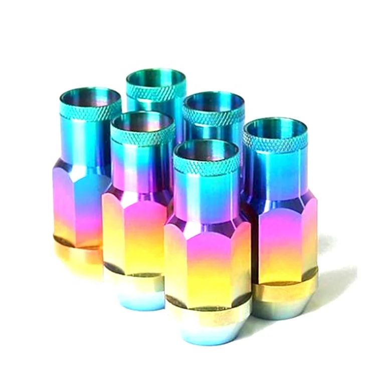 Customized gr5 m12 M14 subarus automobile wheel hub Titanium Lug Nuts