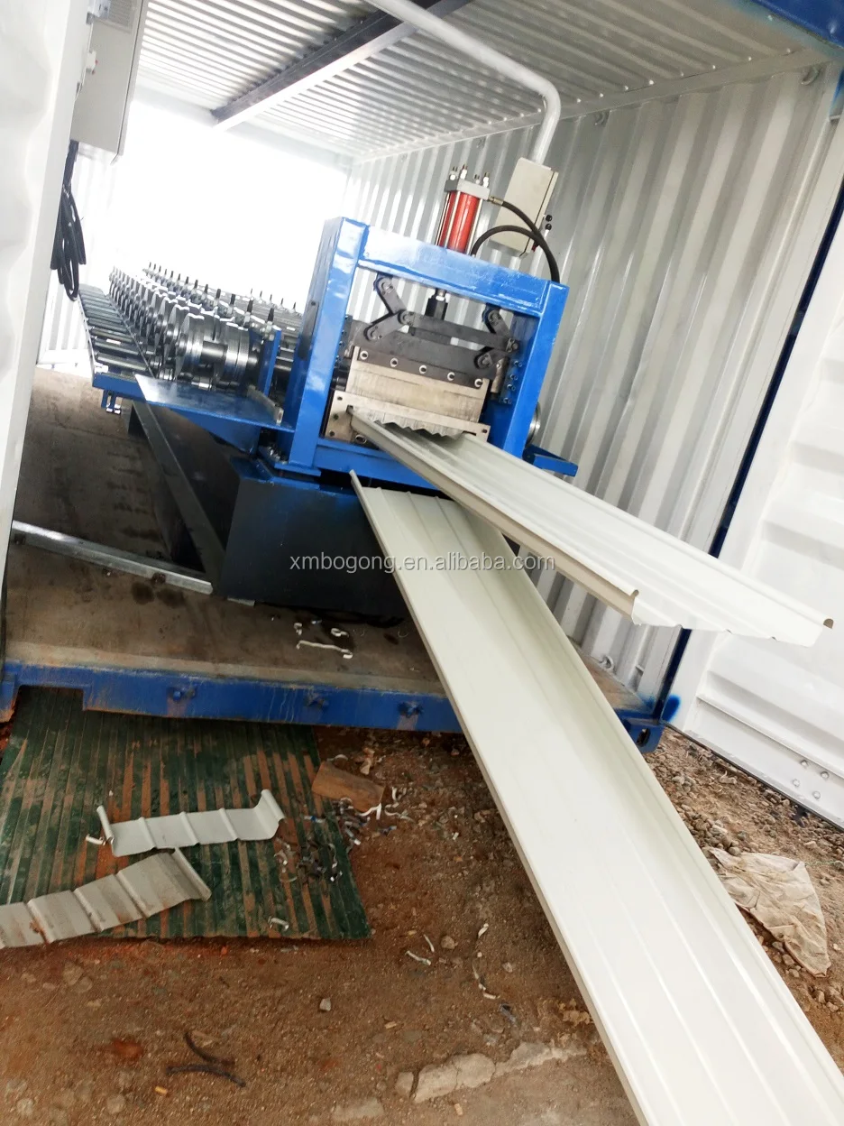 moveable bemo style standings seam roof panel roll forming machine