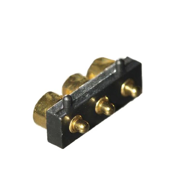 
3 Pin Male and Female Trough Hole DIP type Pogo Pin Contact Battery Connector Spring Loaded Pogo Pin 