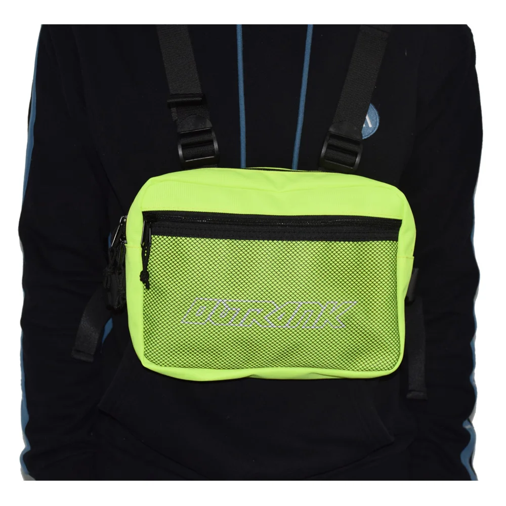 Custom Men Women Fashion Chest Bag Streetwear Functional Tactical Hip Hop Vest Bag Multipurpose
