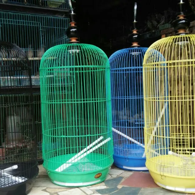Готов к отправке, антикварные круглые металлические клетки для птиц