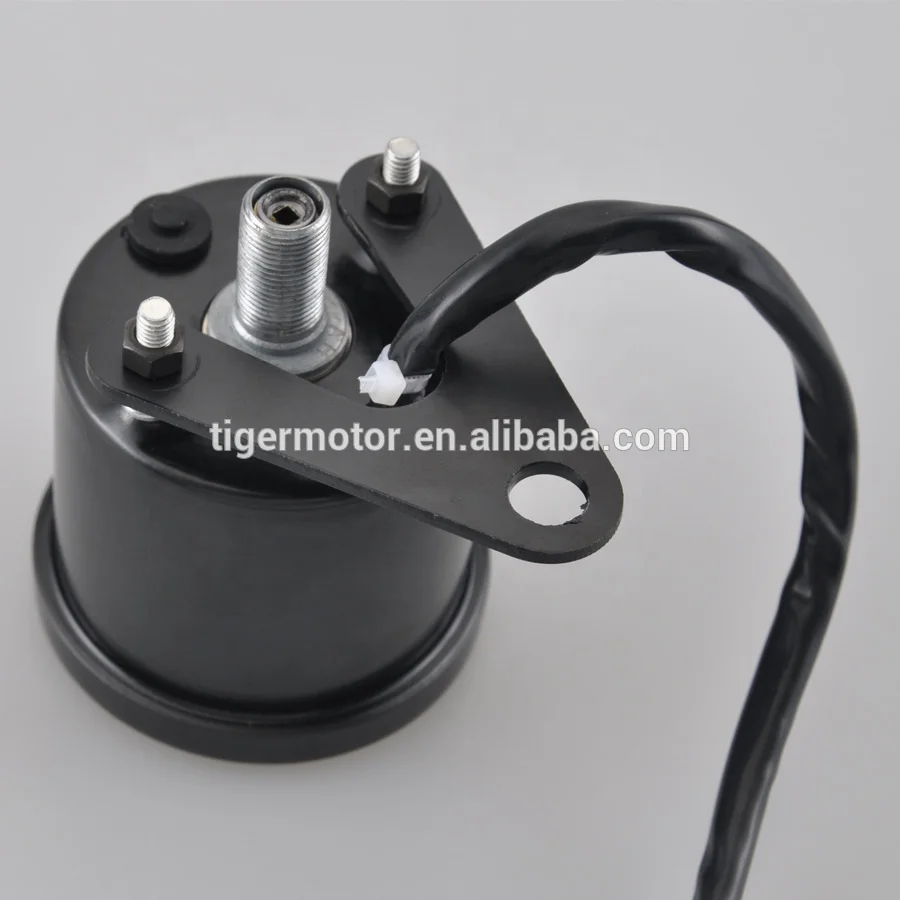 Universal Motorcycle LCD Digital 12000RPM Tachometer Speedometer Odometer Black Factory Direct Sales