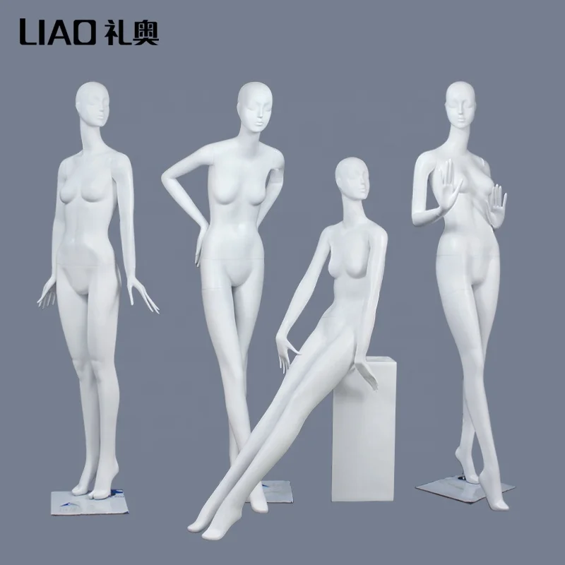 Brand New fiberglass Matte white Fashion Garment Dummy female  display mannequin