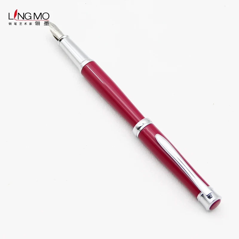 Lingmo Luxury Gift Personalised Metal Fountain Pen with Custom Logo OEM Design Pen