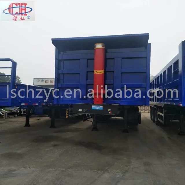 Jining Lianghong Brand Trailer 3 Axles dump semi-trailer dump trucks popular abroad for sale